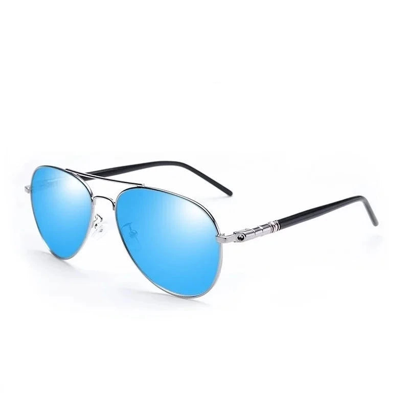 Gafas de sol modelo aviador para hombre - Lumina Shades color azul espejado | Ocassus Sunglasses - Ocassus Sunglasses